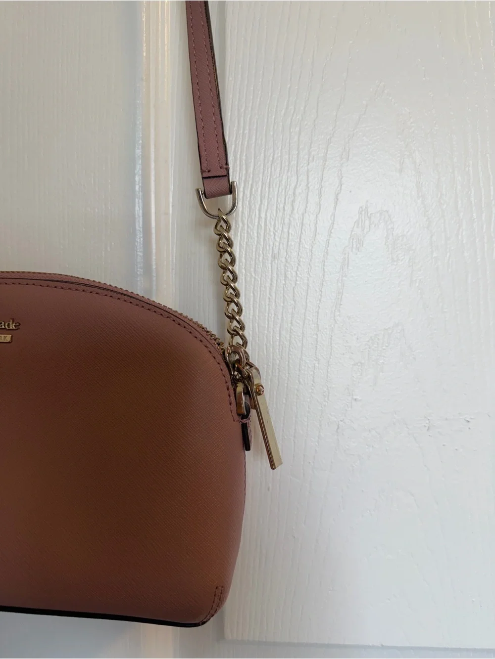 kate spade Pink Saffiano Leather Crossbody Bag